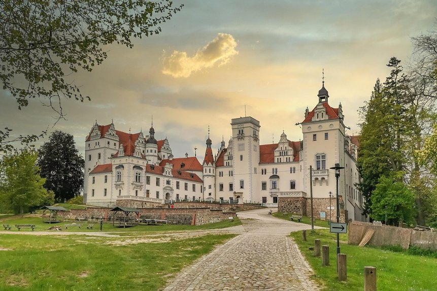 Das Foto zeigt das Schloss Boitzenburg in der Uckermark.