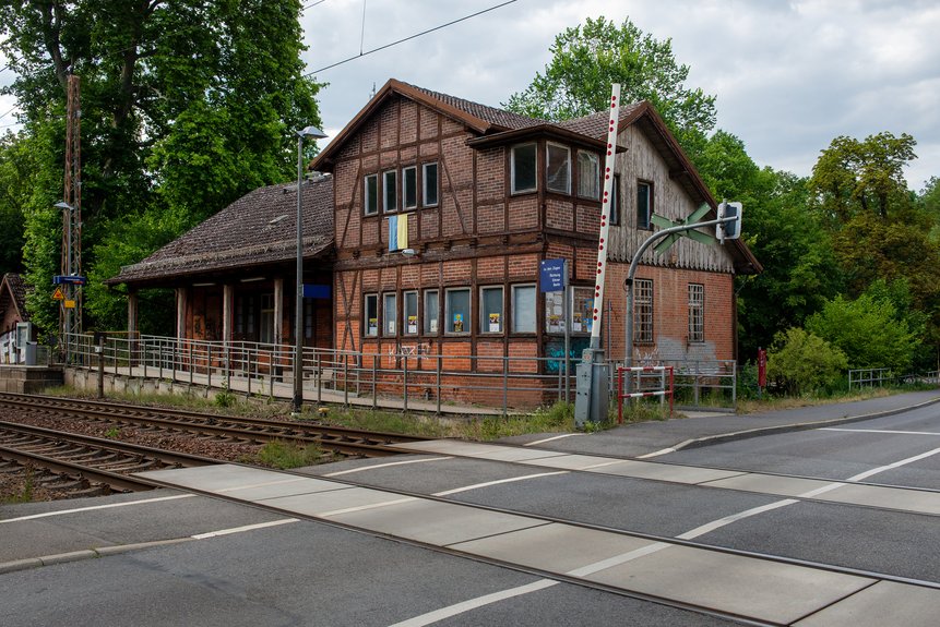 Bahnhofsempfangsgebäude Hangelsberg