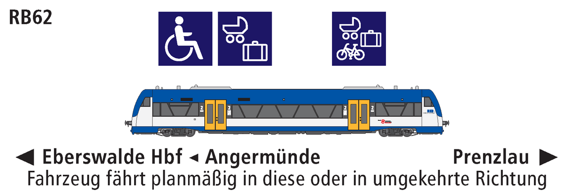 Linie RB62 Eigenschaften Linie RB62 Eigenschaften