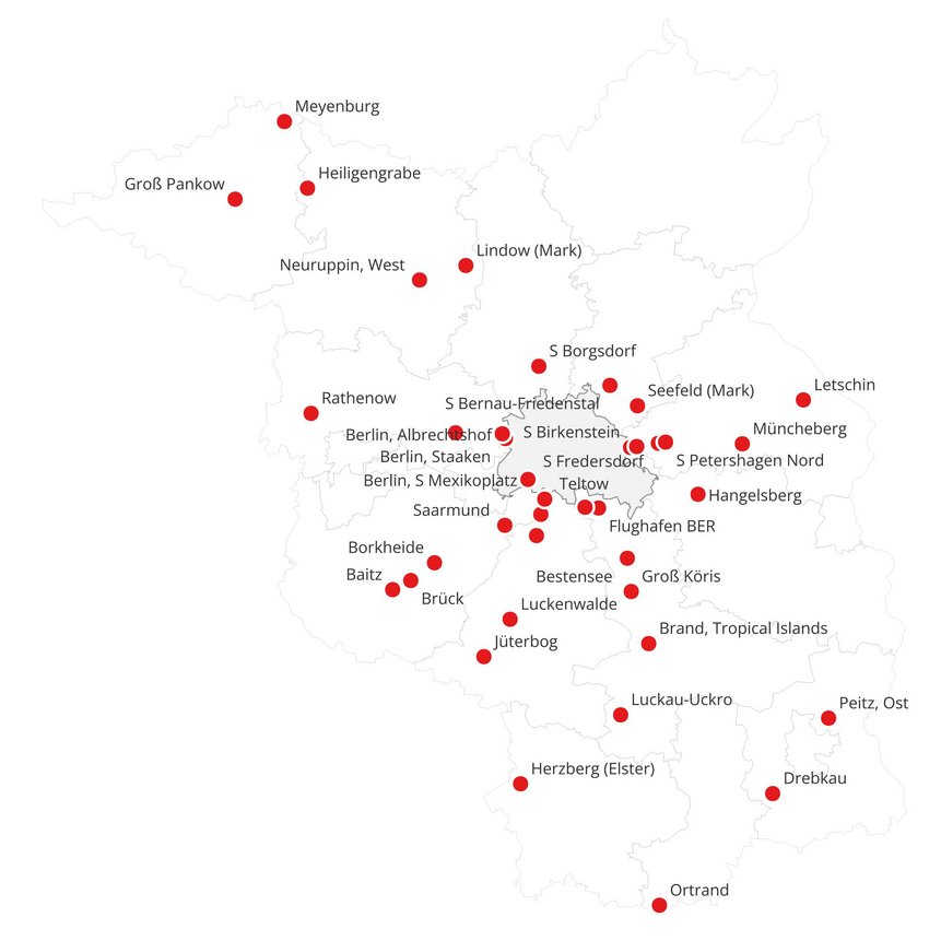 Karte der Stationsbefragung 2024 mit den Gesamtstationen