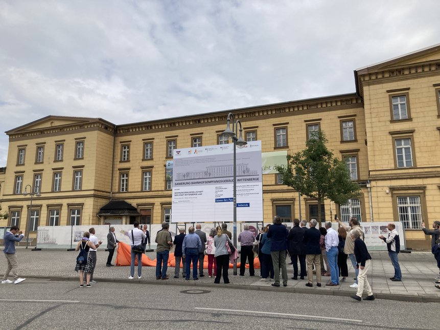 Empfangsgebäude Wittenberge in Entwicklung Empfangsgebäude Wittenberge in Entwicklung