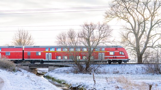Winterliche Wetterlage im VBB-Land