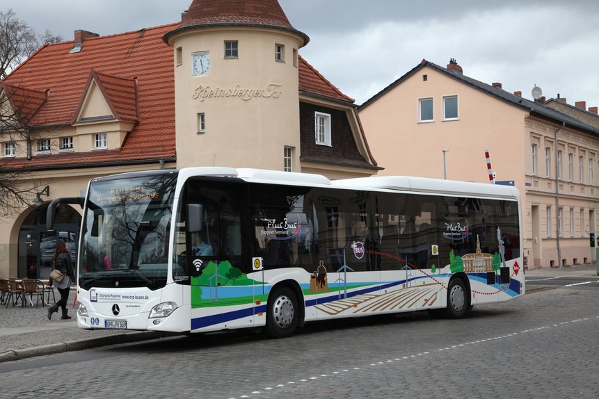 Der PlusBus Ruppiner Seenland in Rheinsberg