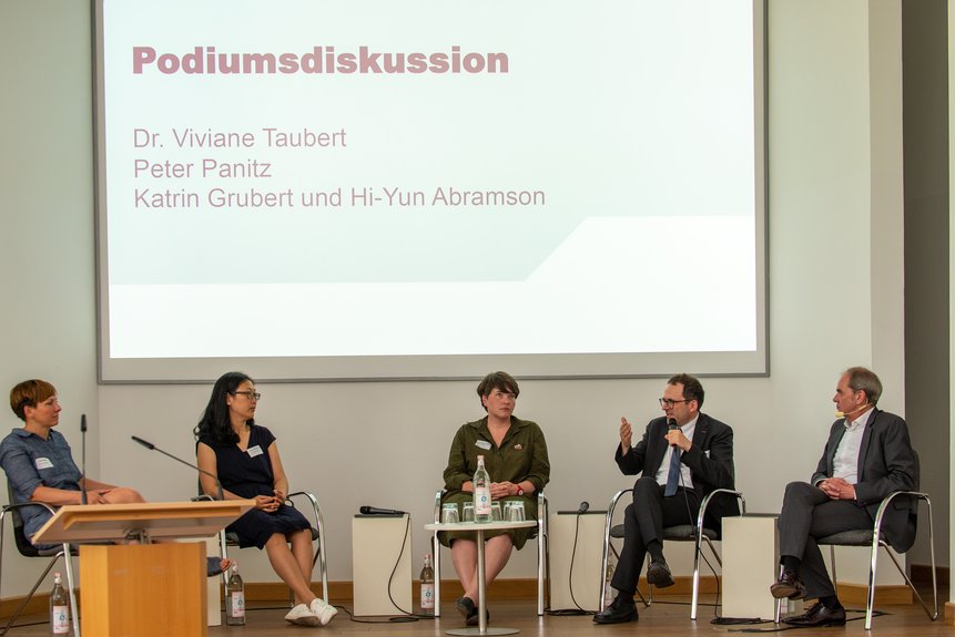 Podiumsdiskussion auf der Jubiläumsveranstaltung der KSB in Potsdam