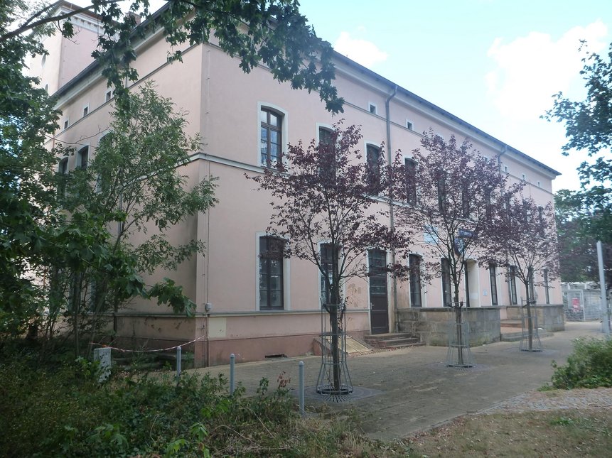 Empfangsgebäude Herzberg (Elster) in Entwicklung Empfangsgebäude Herzberg (Elster) in Entwicklung