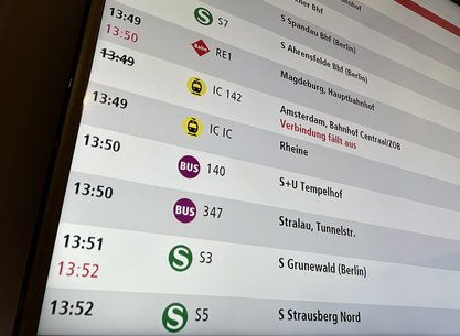 Neue Funktionen für den VBB-Abfahrtsmonitor