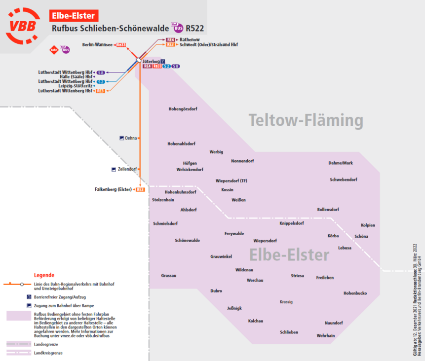 Rufbus Schlieben Schönewalde | VBB