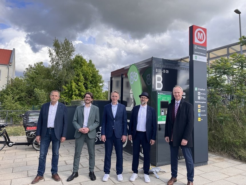 Eröffnung der VBB-Mobilstation am Bahnhof Falkensee