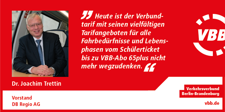 Zitat von Dr. Joachim Trettin - Vorstand DB Regio