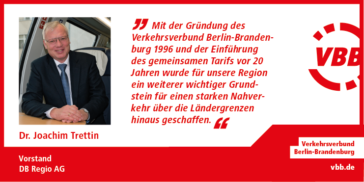 Zitat von Dr. Joachim Trettin - Vorstand DB Regio