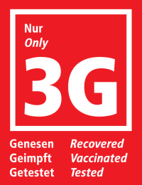 Text-Bildmotiv: 3G im ÖPNV: nur für Genesene, Geimpfte, Getestete