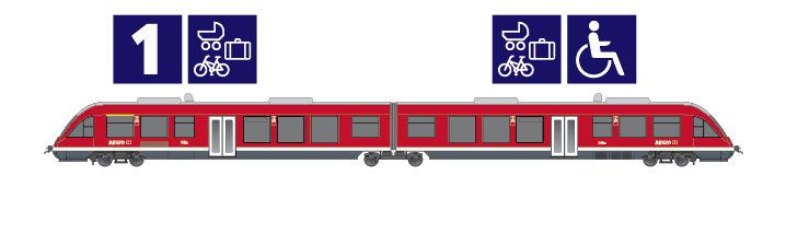 Dieser Zug ist für Sie unterwegs