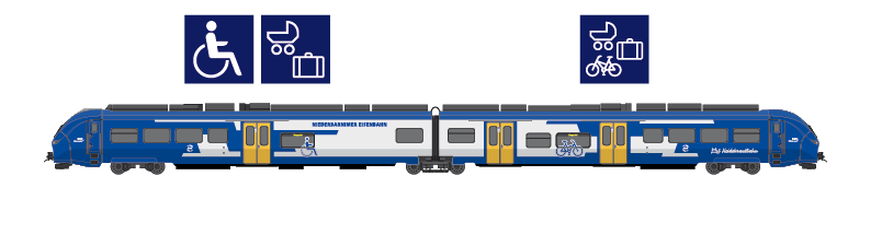 Zugskizze RB27 (überwiegender Anteil aller Fahrten) Dieser Zug ist für Sie unterwegs