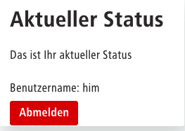 Abmeldemöglichkeit bereitstellen